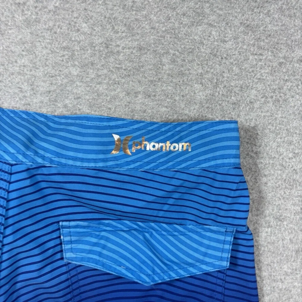 Hurley Phantom USA Olympic Team Board Shorts Mens Size 31 Swim Trunks Blue Rio